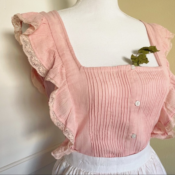 Pink Peasant Blouse by Jessica Simpson - Picture 2 of 5